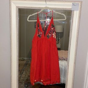 Free People Coral Dress Size Small